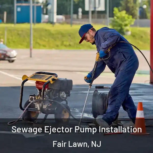  Sewage Ejector Pump Installation Fair Lawn, NJ